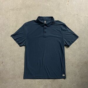 Vuori Polo Breathable Golf Navy Polo Shirt